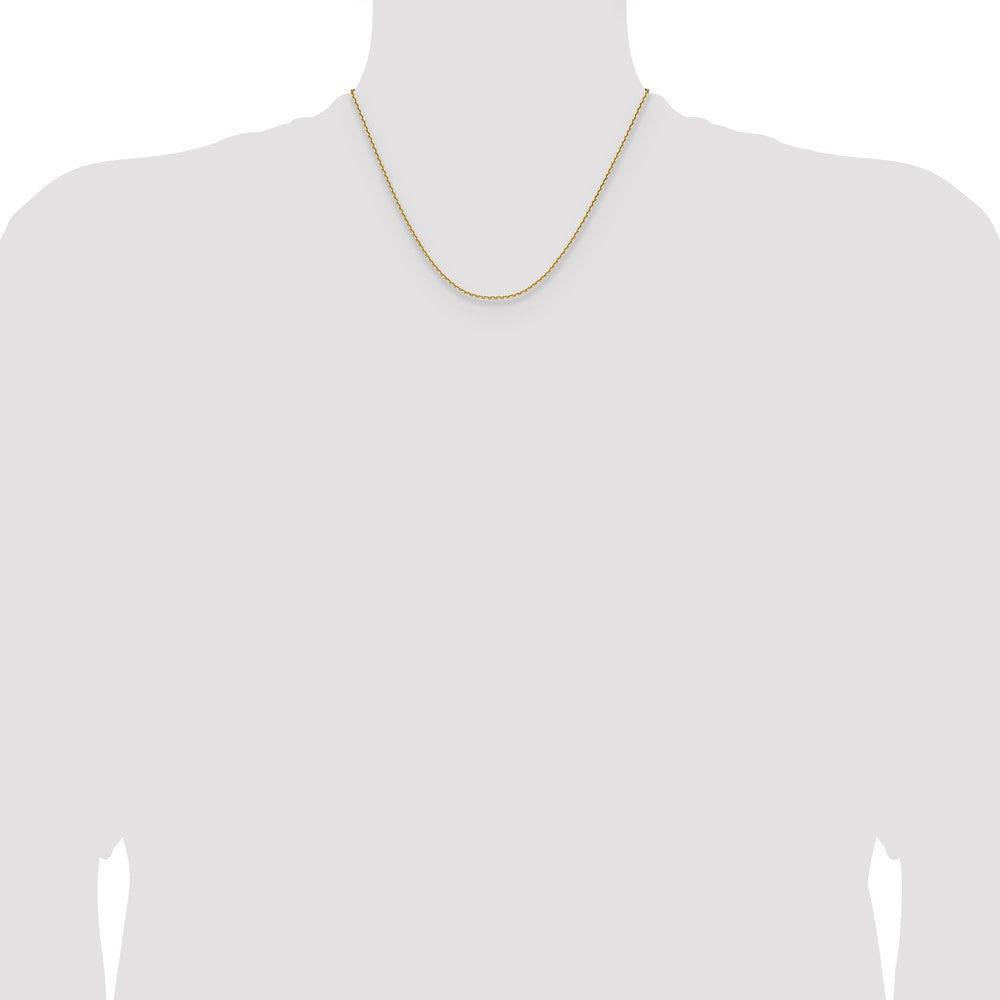14K 1.65mm D/C Square Cable Chain