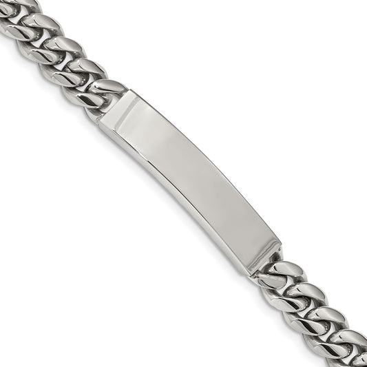 Stainless Steel Polished 8.25in ID Bracelet 8.25 inches