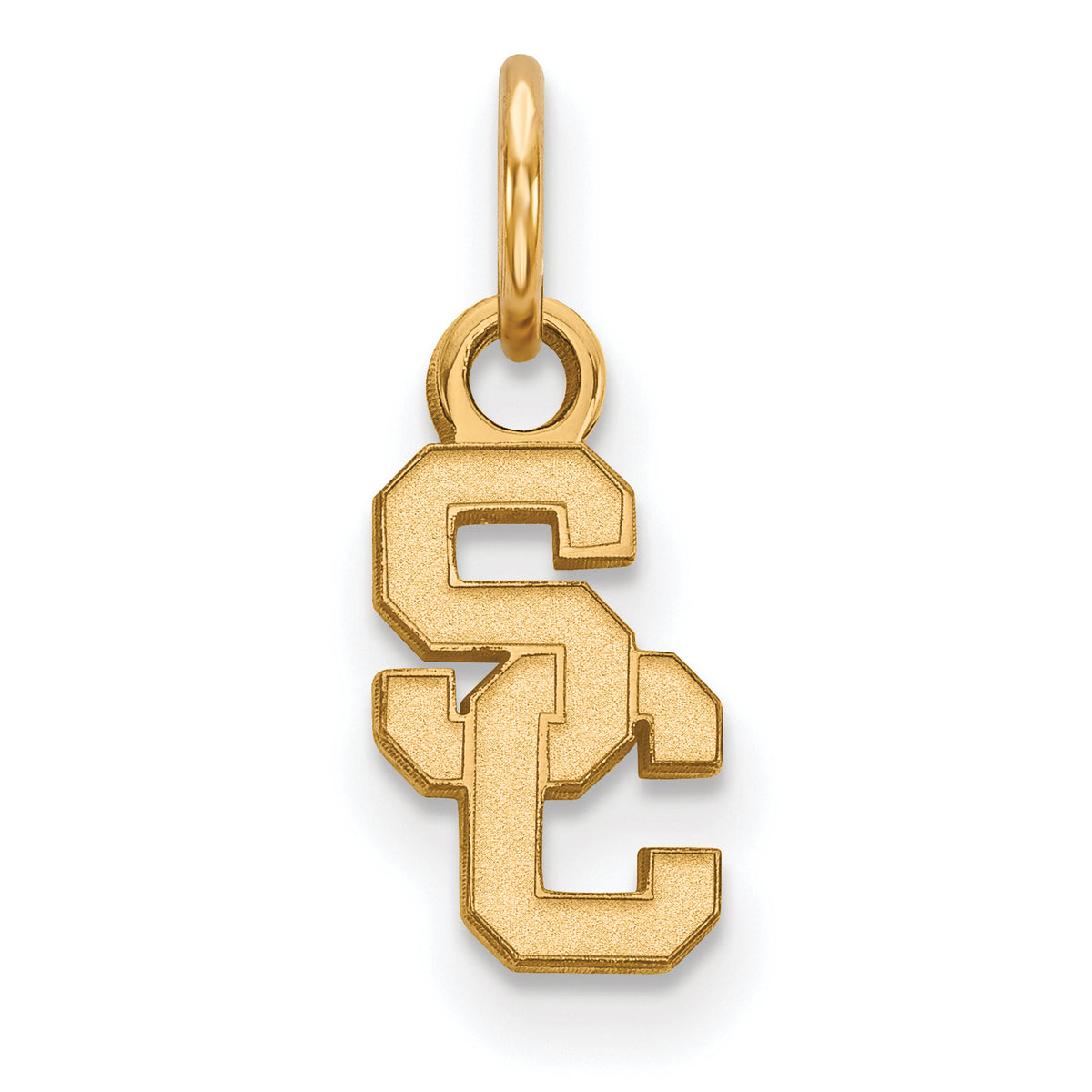 Logoart Sterling Silver Gp University Of Southern California Extra Small Pendant Female Adult
