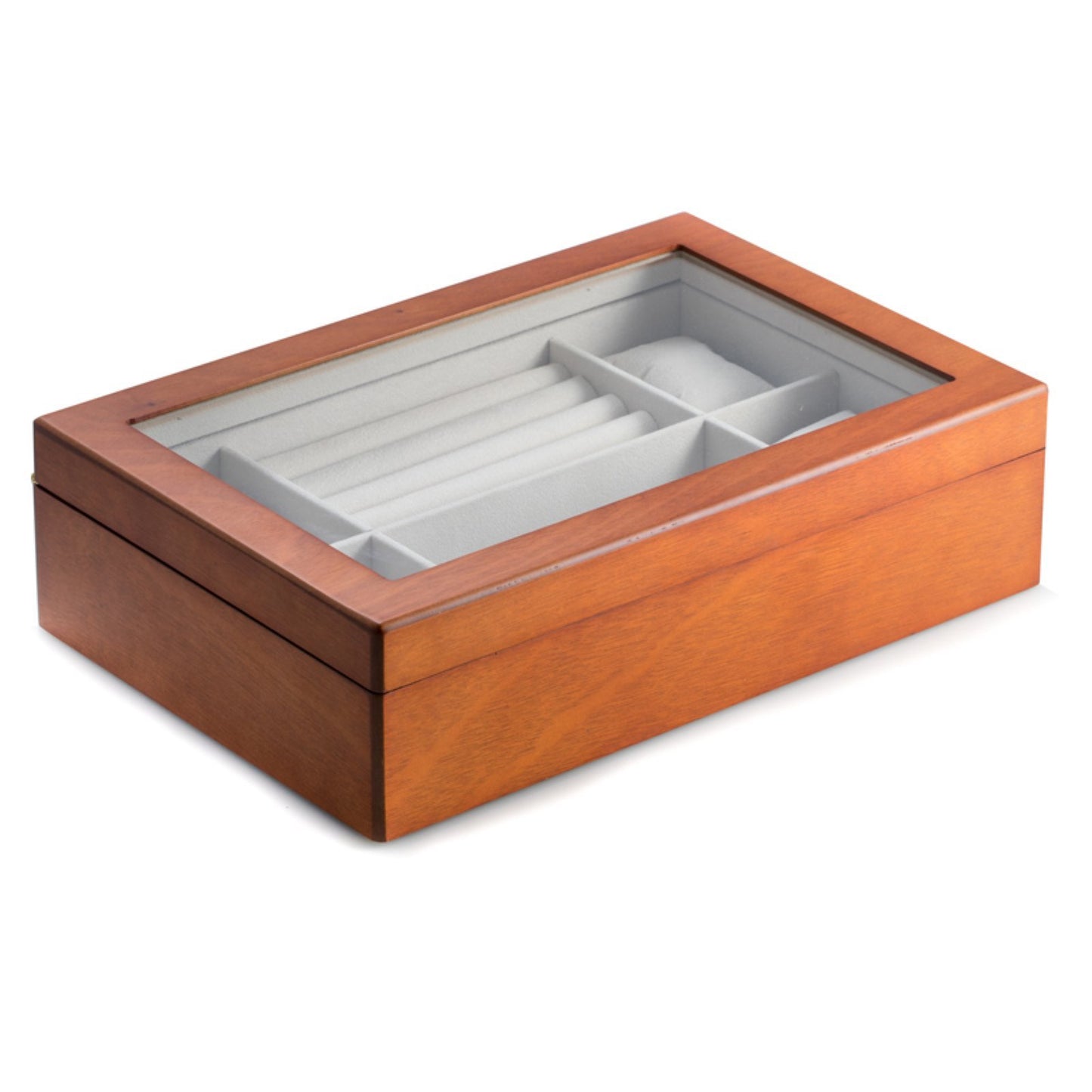 Brown Jewelry/Watch Storage and Valet