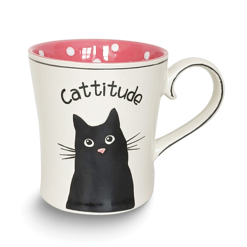 Spectrum Designz Cattitude Ceramic 17oz Mug
