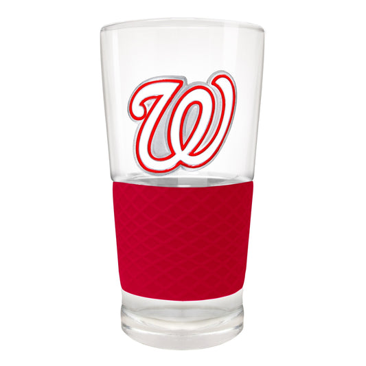 Washington Nationals 22oz. Pilsner Glass with Silicone Grip
