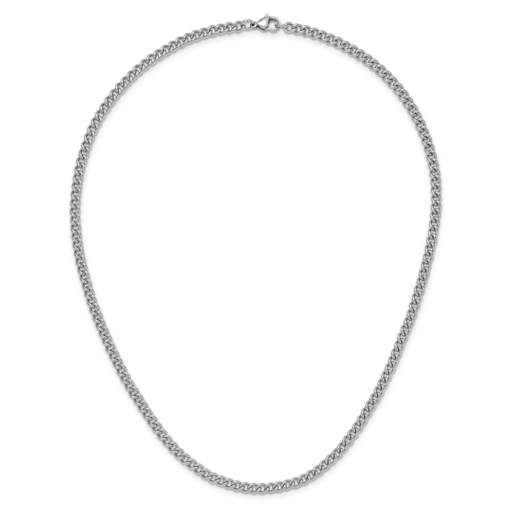 Chisel Stainless Steel Polished 4.5mm 20 inch Round Curb Chain
