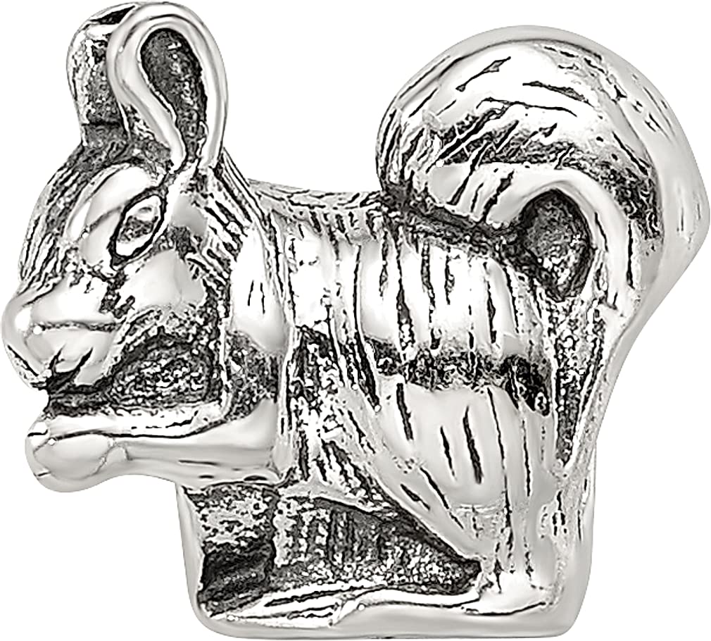 Sterling Silver Reflections Squirrel Bead