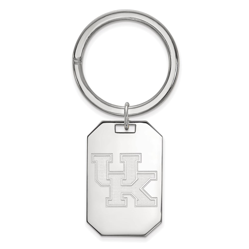 Sterling Silver U of Kentucky Key Chain