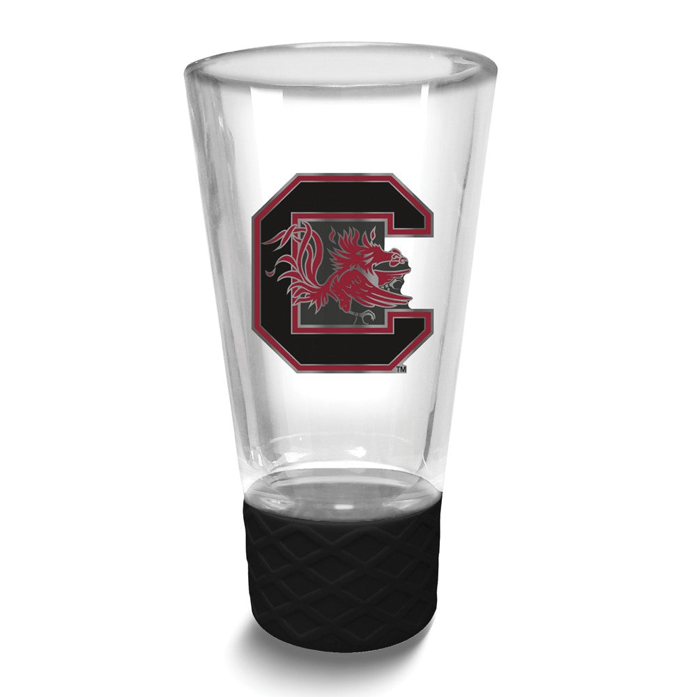 Collegiate University of South Carolina Collectors 4 oz. Shot Glass with Silicone Base