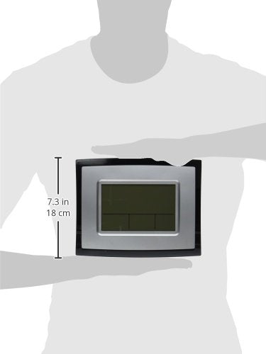 La Crosse Technology Digital Clock with Indoor Temperature and Calendar, WT-8002U-INT