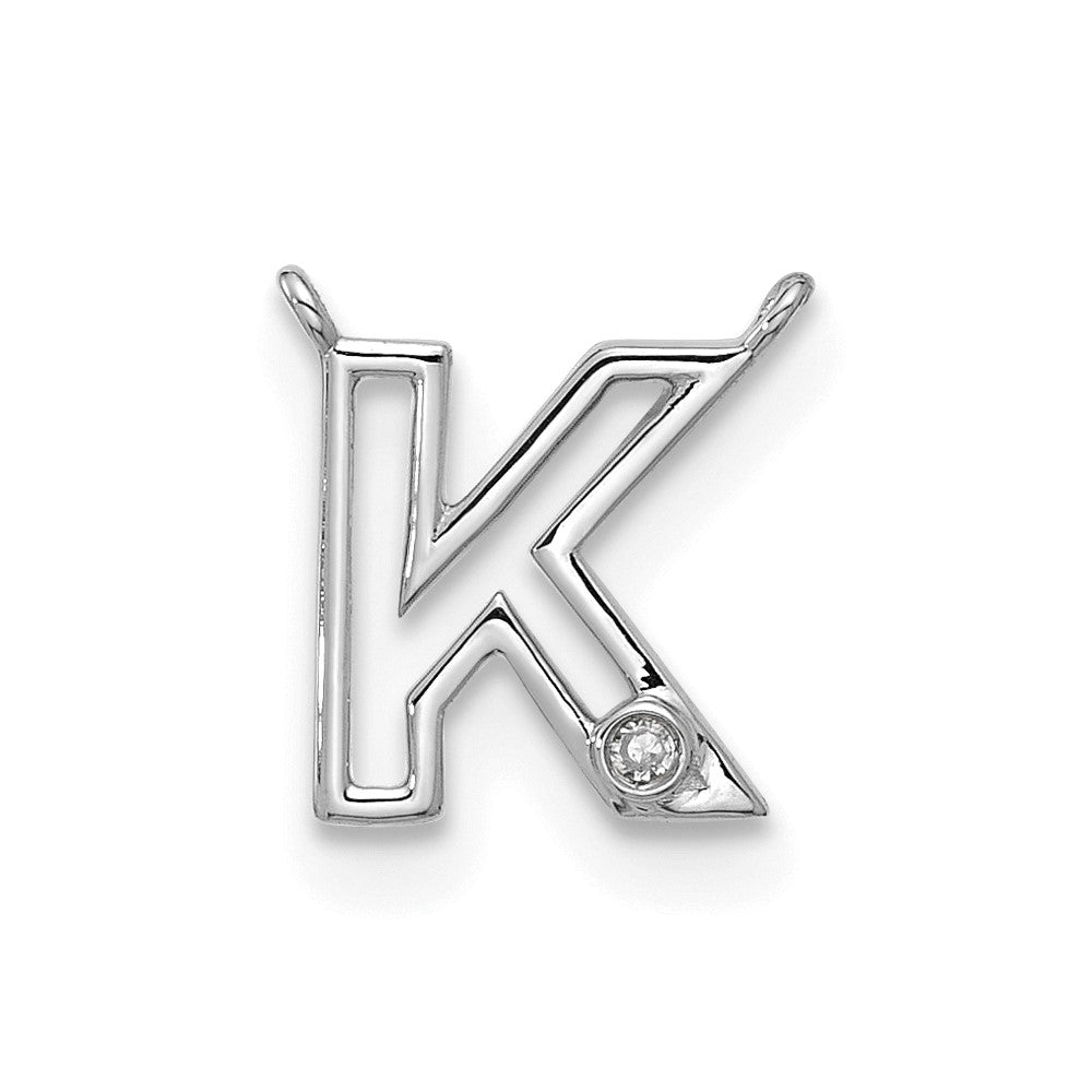 Stella & Dot 10kw Diamond Initial K Charm Element