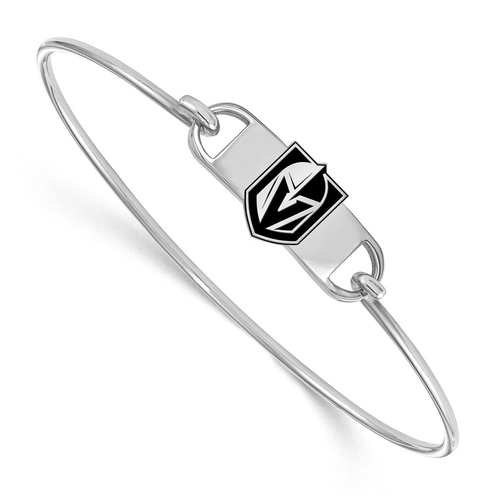 SS Vegas Golden Knights Small Ctr w/ Epoxy Wire Bangle