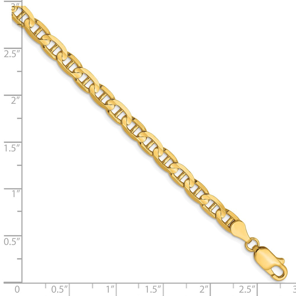 10K 4.5mm Concave Anchor Chain 7  inches