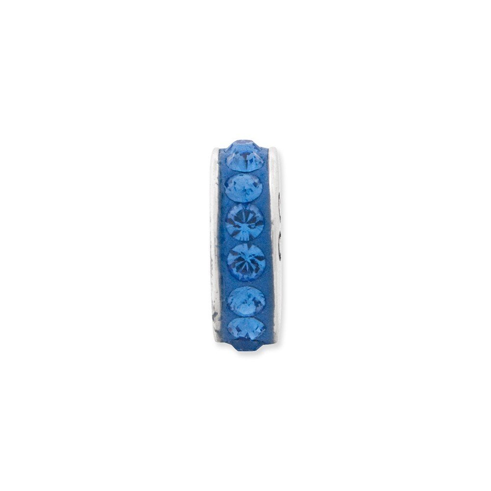 Sterling Silver Reflections Sept Single Row Preciosa Crystal Bead