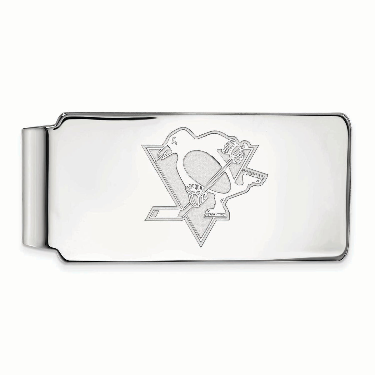 Logoart Nhl 925 Sterling Silver Edmonton Oilers Money Clip