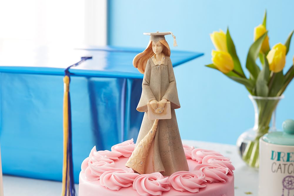 Foundations Graduation Girl Figurine 7.7in H