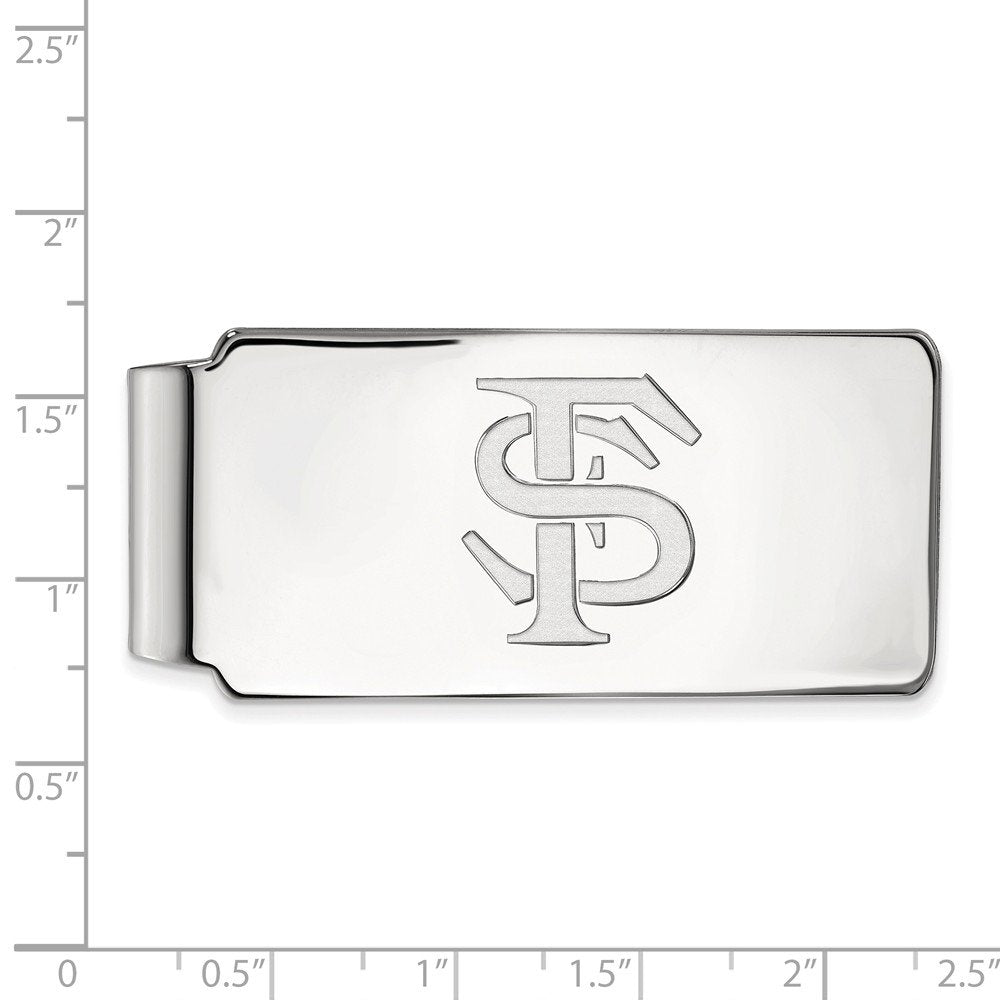 Logoart Sterling Silver Florida State University Money Clip  Men