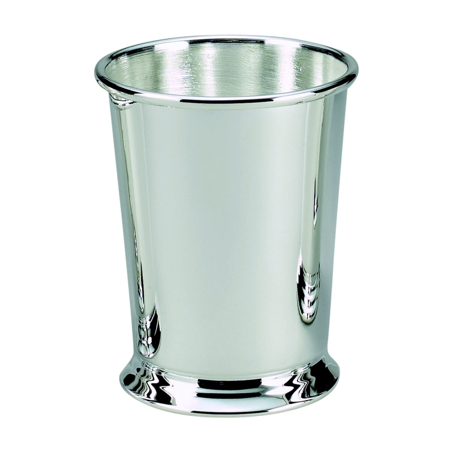 Creative Gifts International  11 oz Silver Plated Mint Julep Cup with 4 in. Capacity - Green