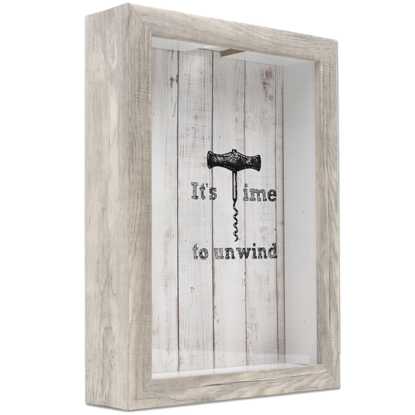 Lawrence Frames 9.2 in x 12.2 in Polystyrene Shadow Box, Off-White