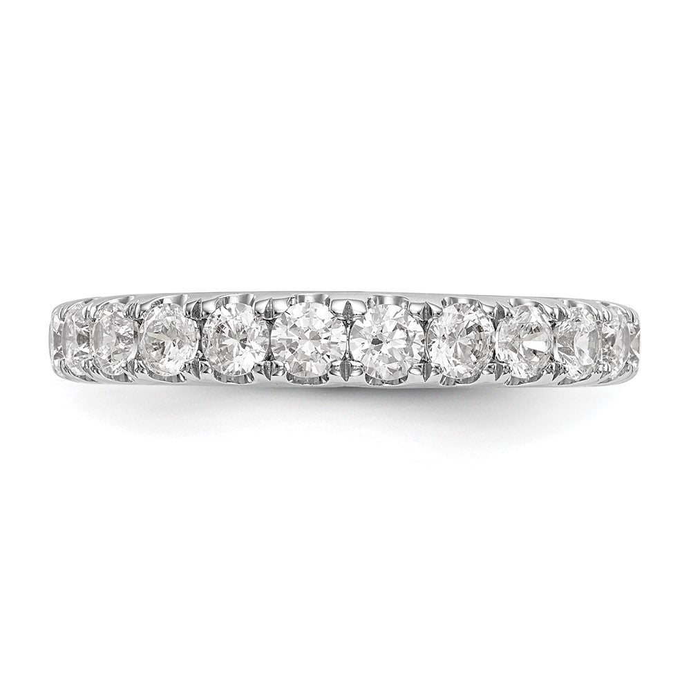14k Two-tone 1/2 carat Lab Grown Diamond VS/SI+ G+ Complete Three Stone Engagement Ring