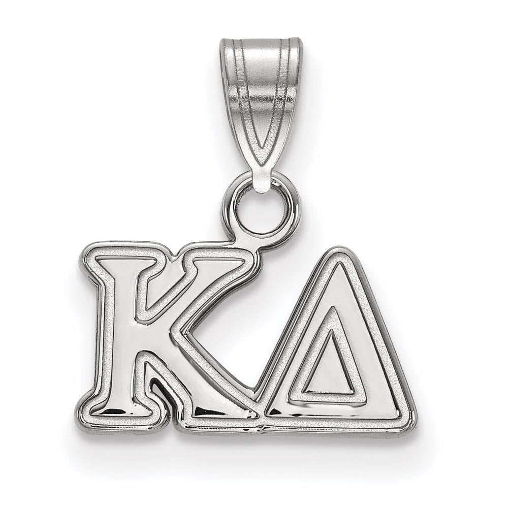 Sterling Silver Official Licensed Greek Sororities Kappa Delta (??) Small Pendant