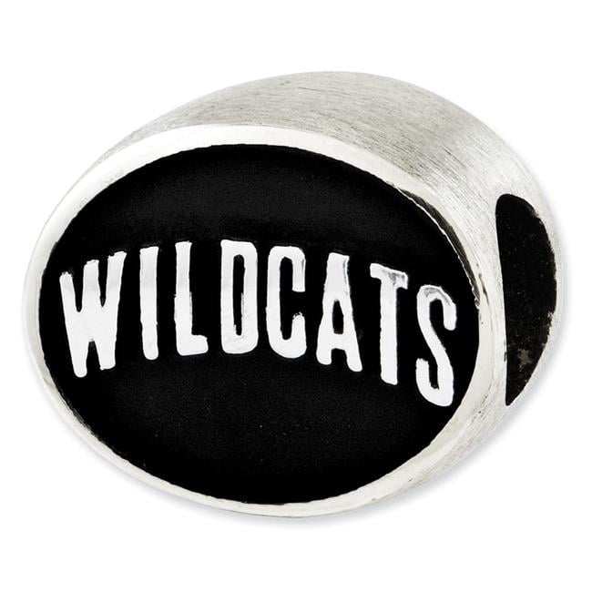 Sterling Silver Antiqued Villanova University Collegiate Bead