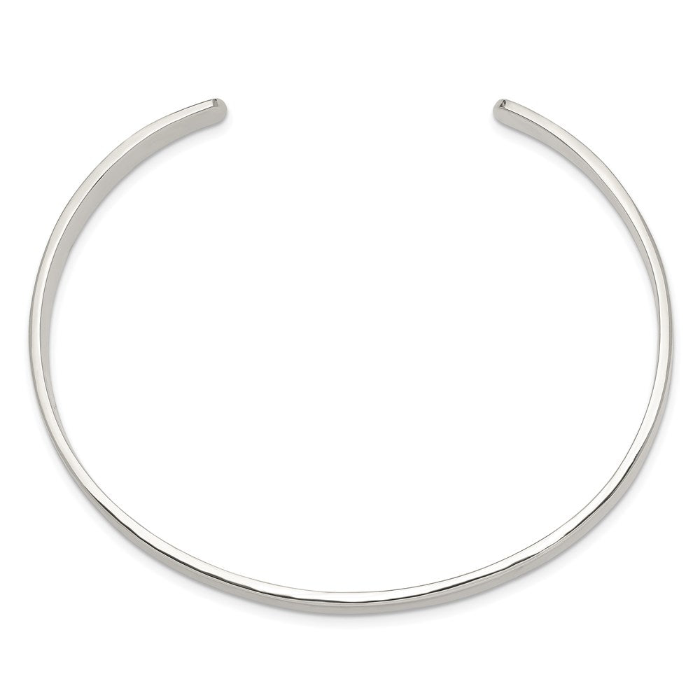 Sterling Silver 5mm Cuff Bangle 7.25 inches