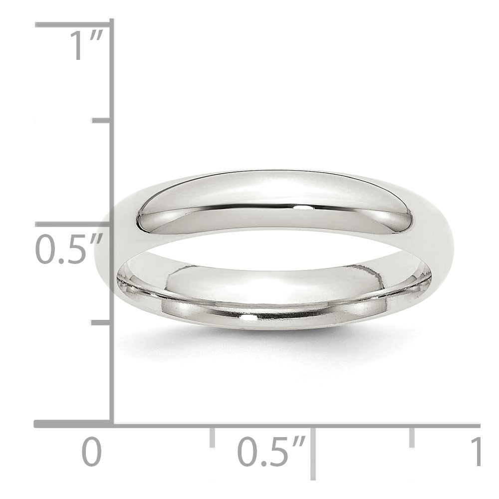 Sterling Silver 4mm Comfort Fit Size 4.5 Band