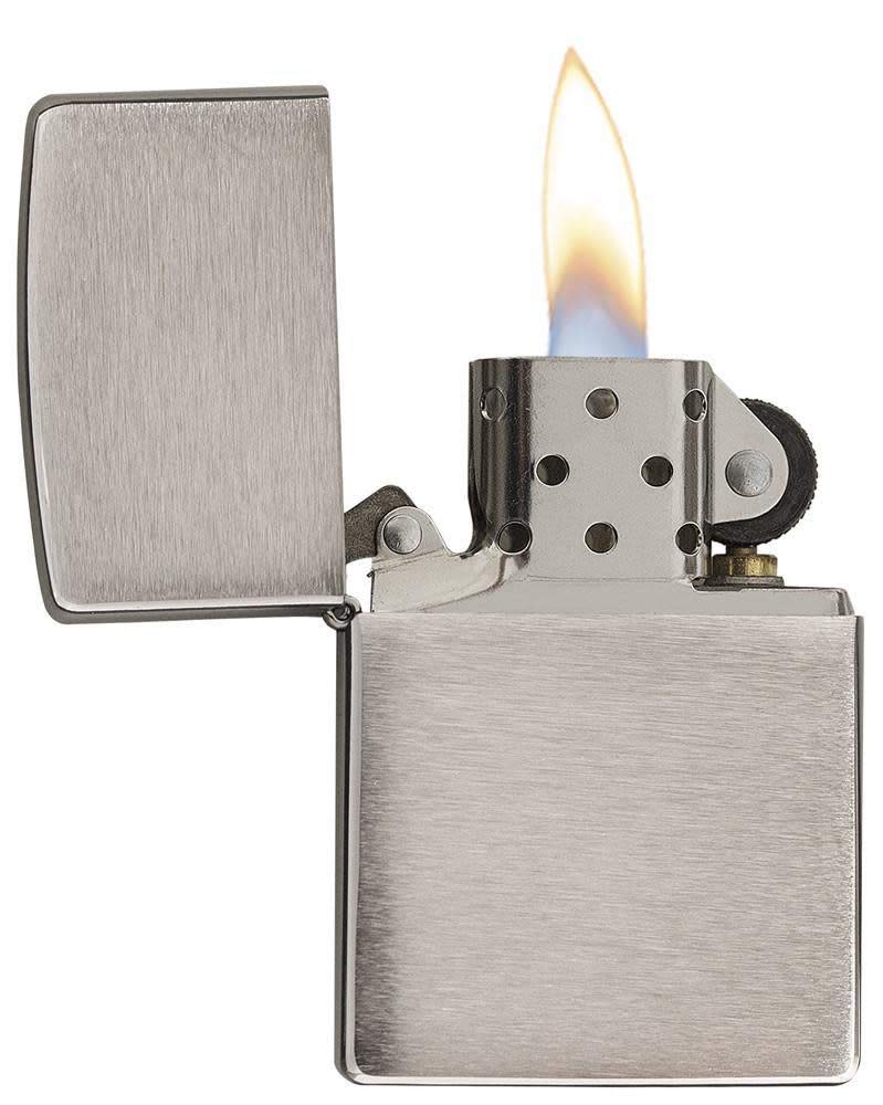 Zippo Armor Brhed Chrome Pocket Lighter