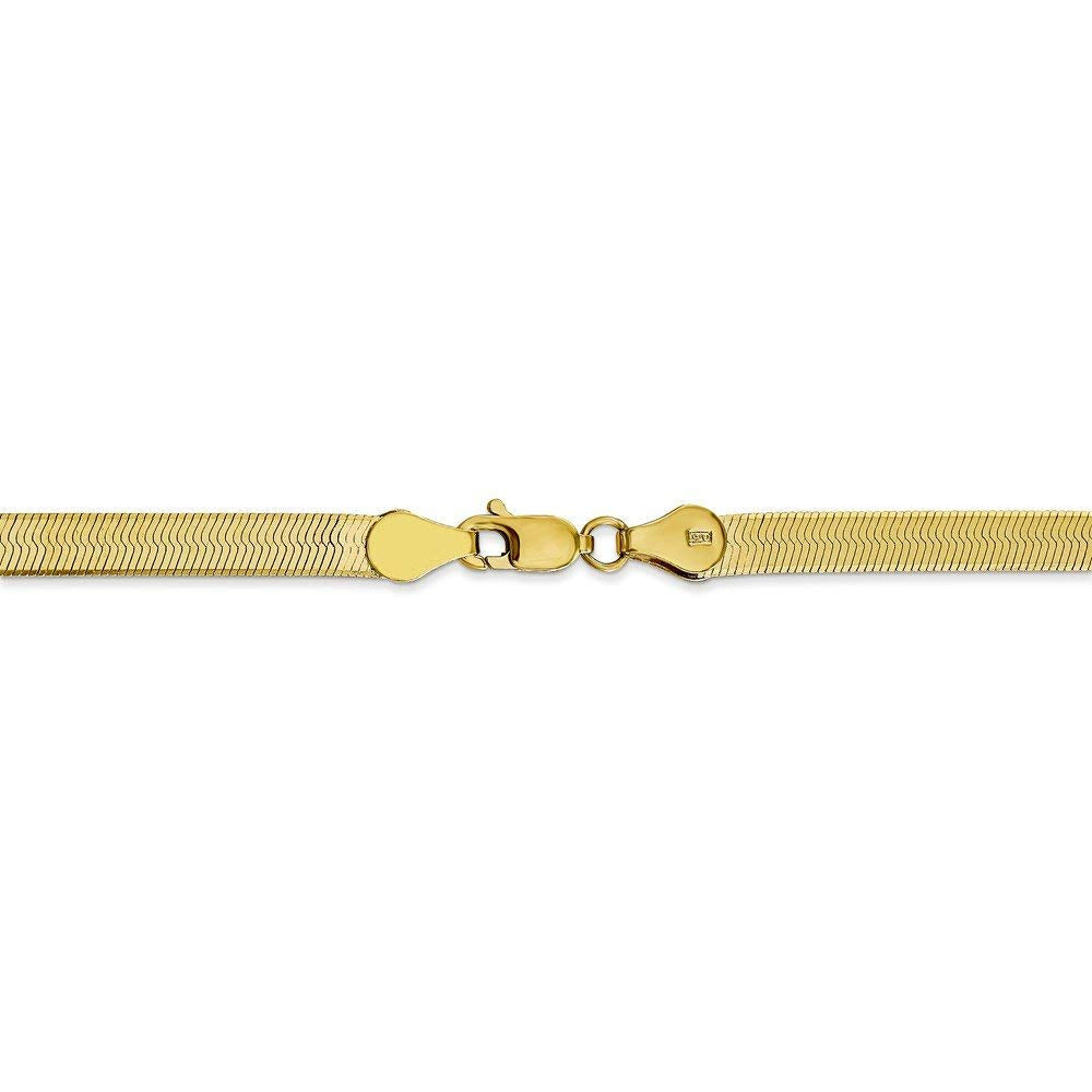 10k 4mm Silky Herringbone Chain