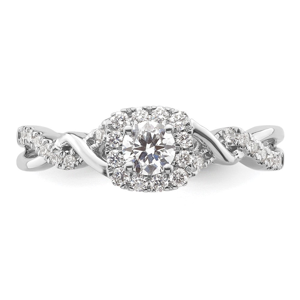 10k White Gold VS/SI+ G+ Lab Grown Diamond Ring