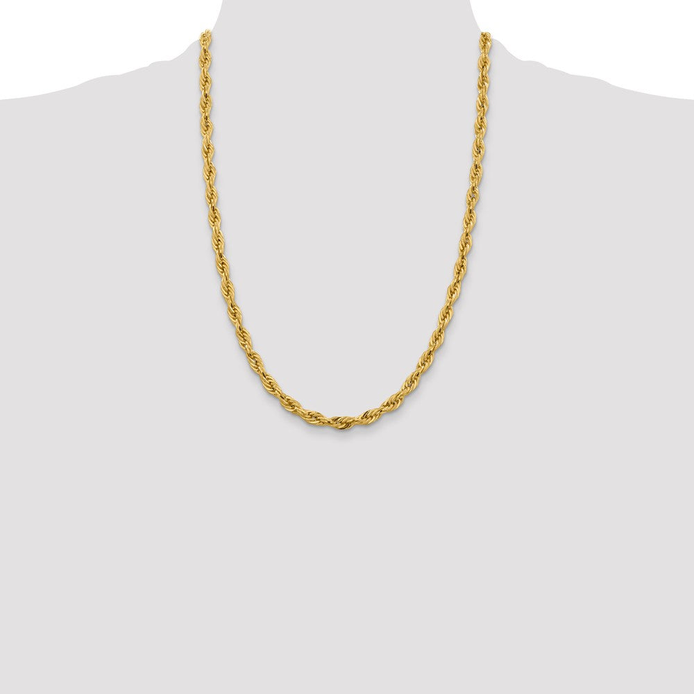 10k 5.4mm Semi-Solid Rope Chain