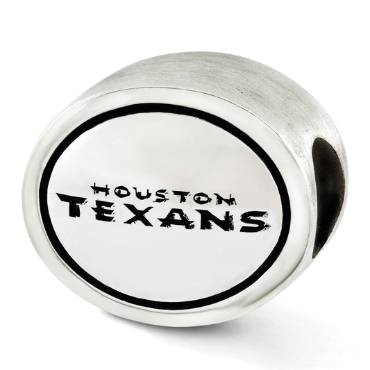 Sterling Silver Antiqued Houston Texans NFL Bead