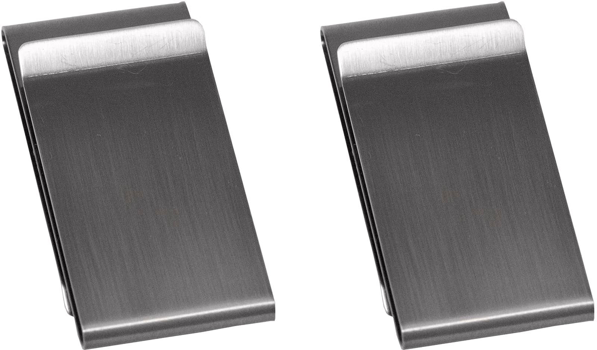 Chrome-Plated Double-Sided Boxed Money Clip