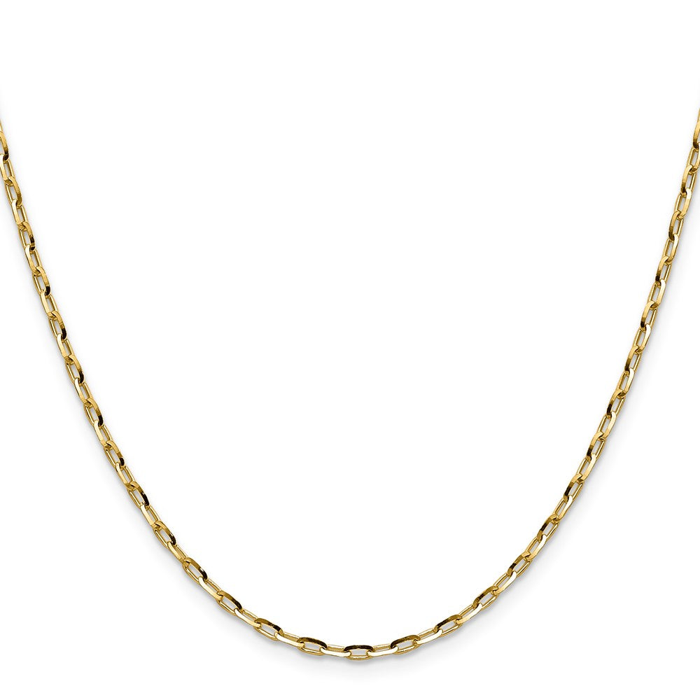 14K 2.3mm D/C Open Long Link Cable Chain
