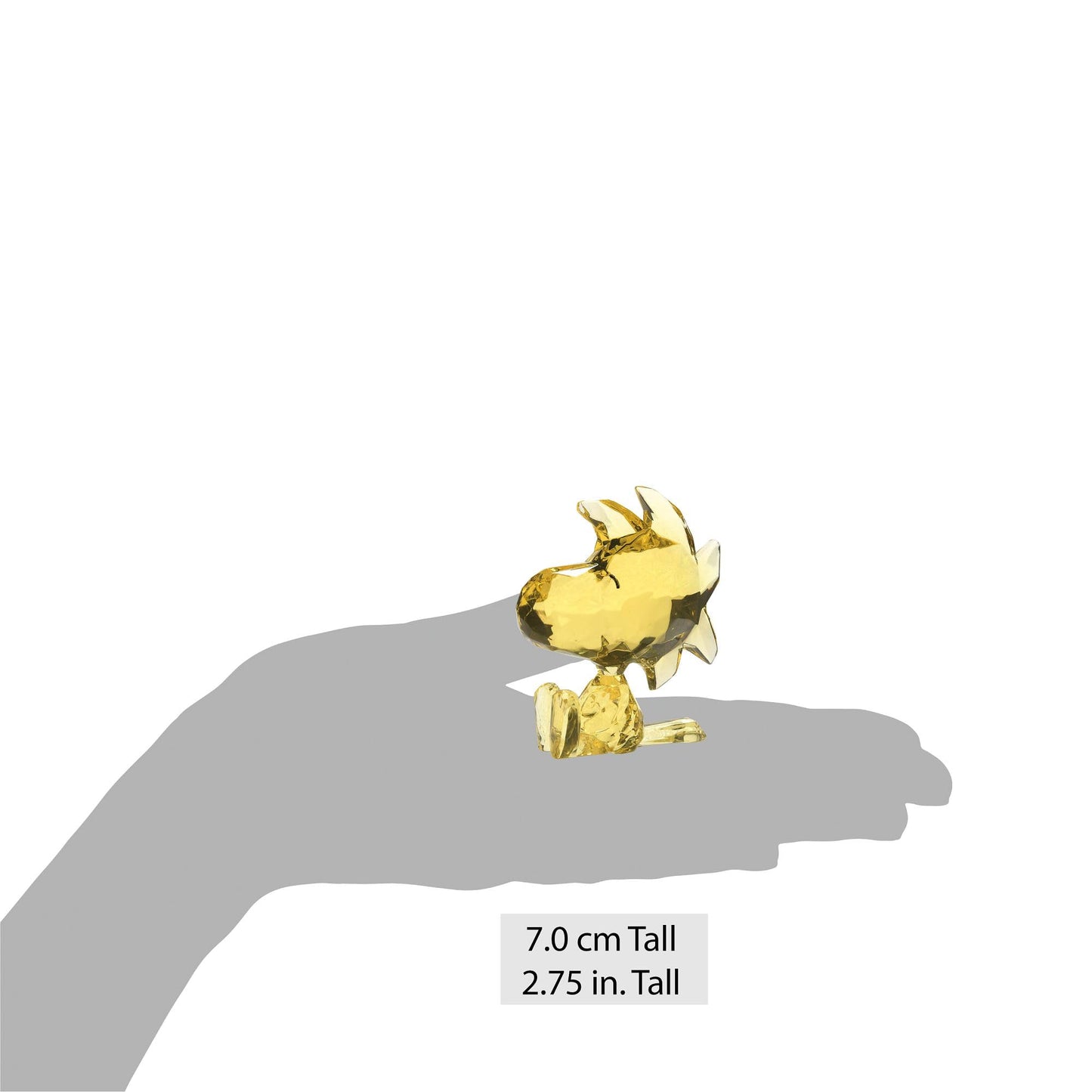 Enesco Woodstock Figurine - One Figurine 3.0 Inch, Acrylic - Faceted Peanuts Bird 6013694