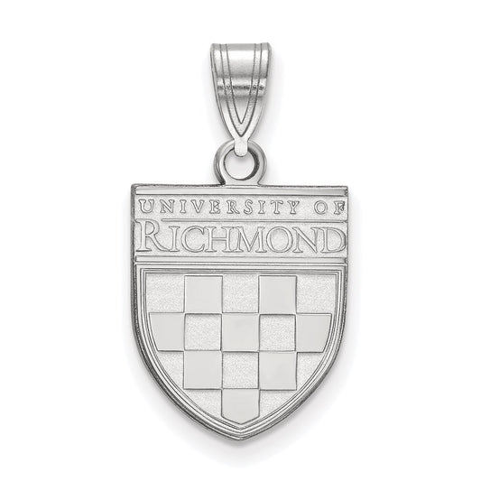 Sterling Silver Rh-plated LA University of Richmond Medium Pendant