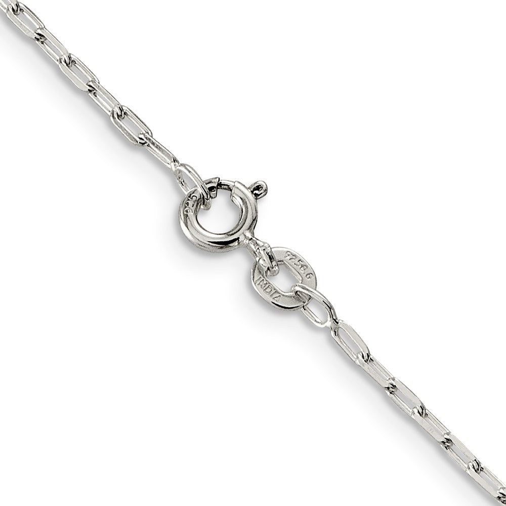 Sterling Silver 1.75mm Elongated Open Link Chain 20 Inches
