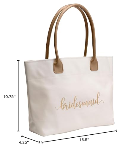 Lillian Rose Gold Bridesmaid Wedding Tote Bag