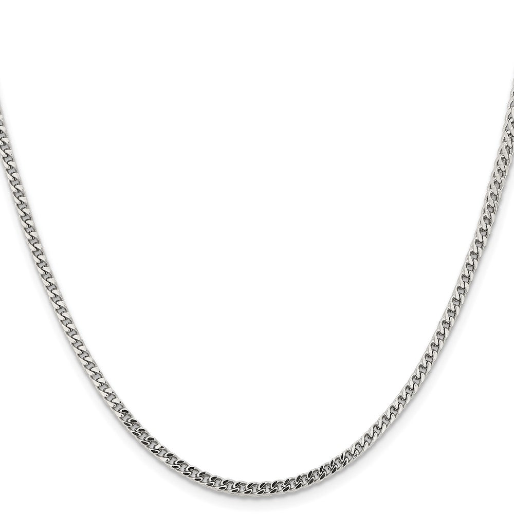 Stainless Steel Polished 2.5mm 22in Franco Chain