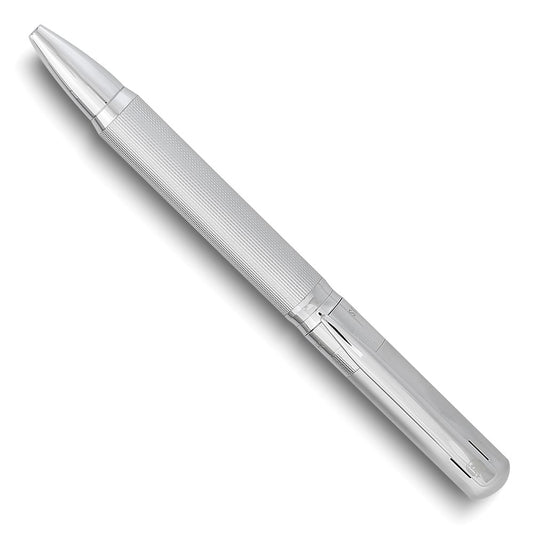 Charles Hubert Silver-tone Textured Ballpoint Pen
