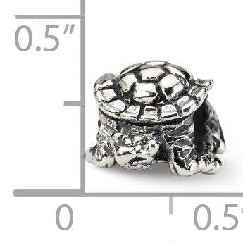 Sterling Silver Reflections Turtle Bead