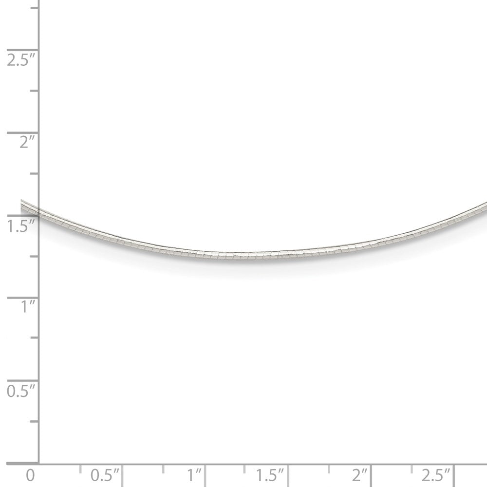 Sterling Silver 1mm Neckwire 16 Inches