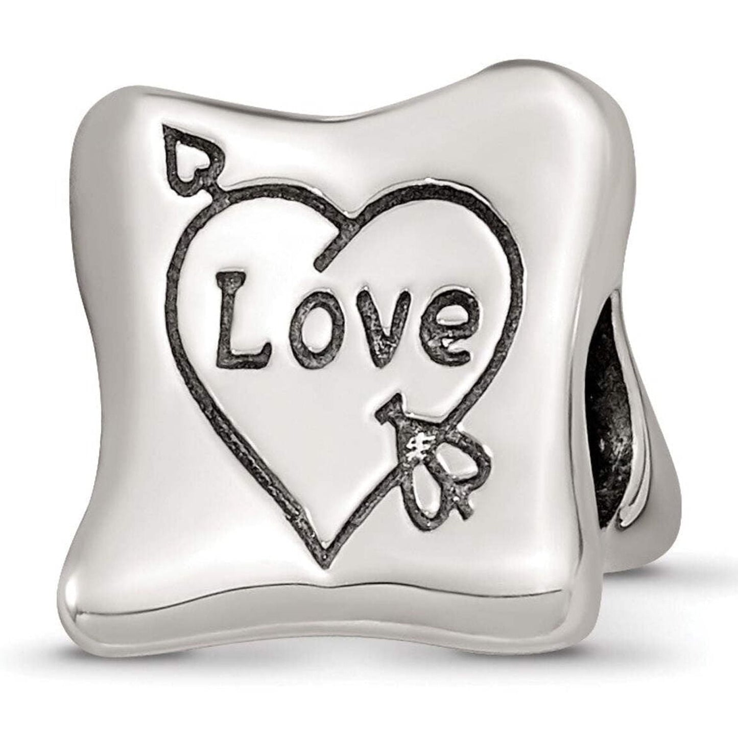 Sterling Silver Reflections Love Marriage Family Trilogy Bead