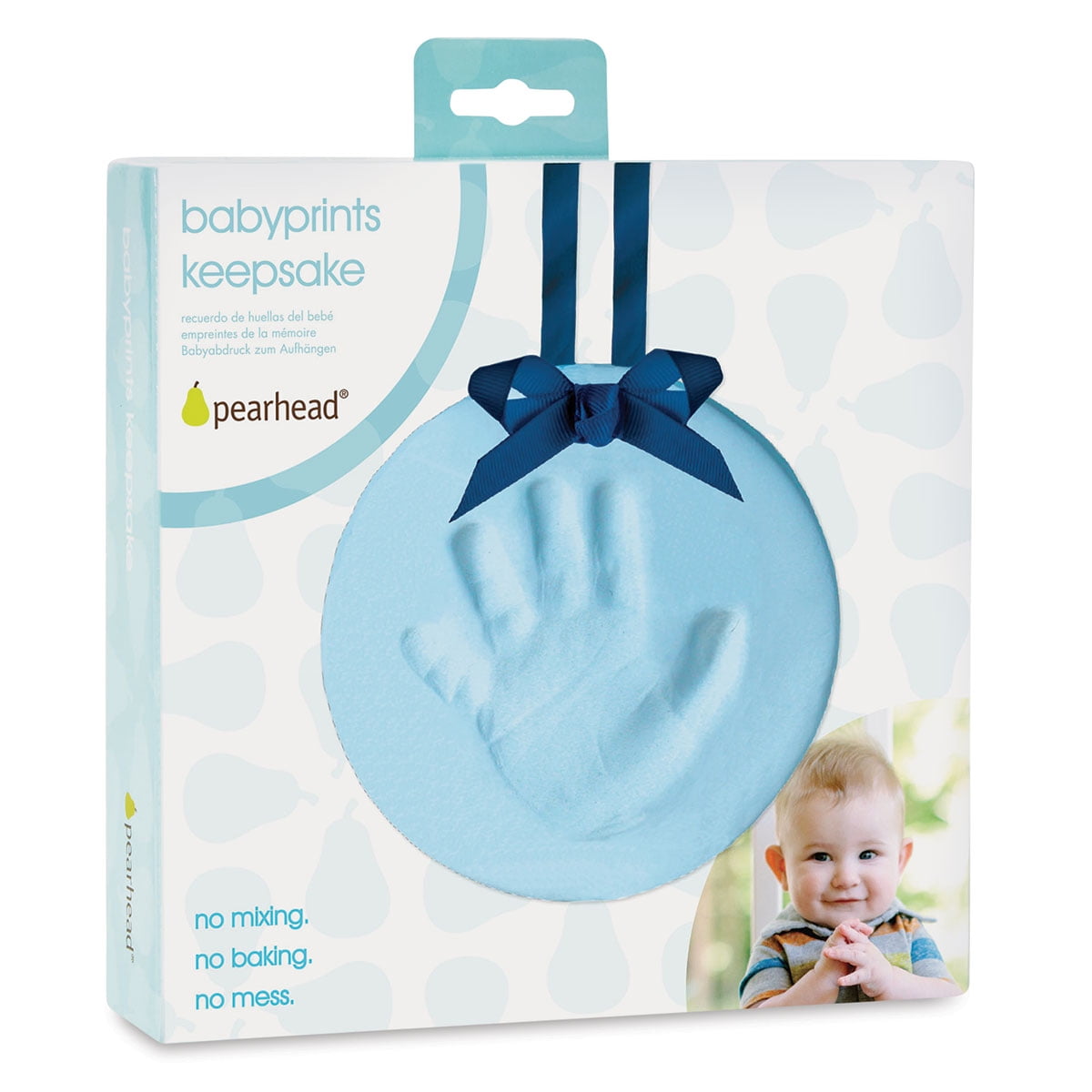 Babyprints BLUE HAND FOOT PRINT Wall Hanging for a One-of-a-Kind gift