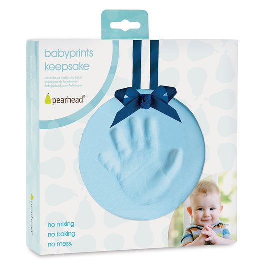 Babyprints BLUE HAND FOOT PRINT Wall Hanging for a One-of-a-Kind gift