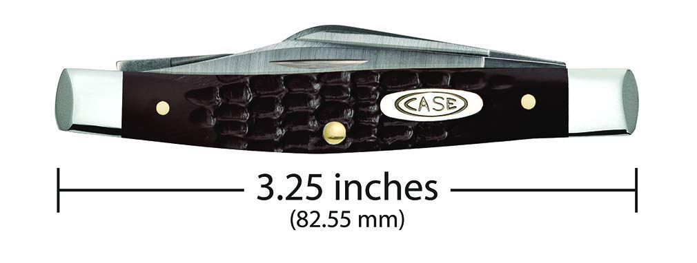 Case Small Brown Jigged Stockman Pocket Knife