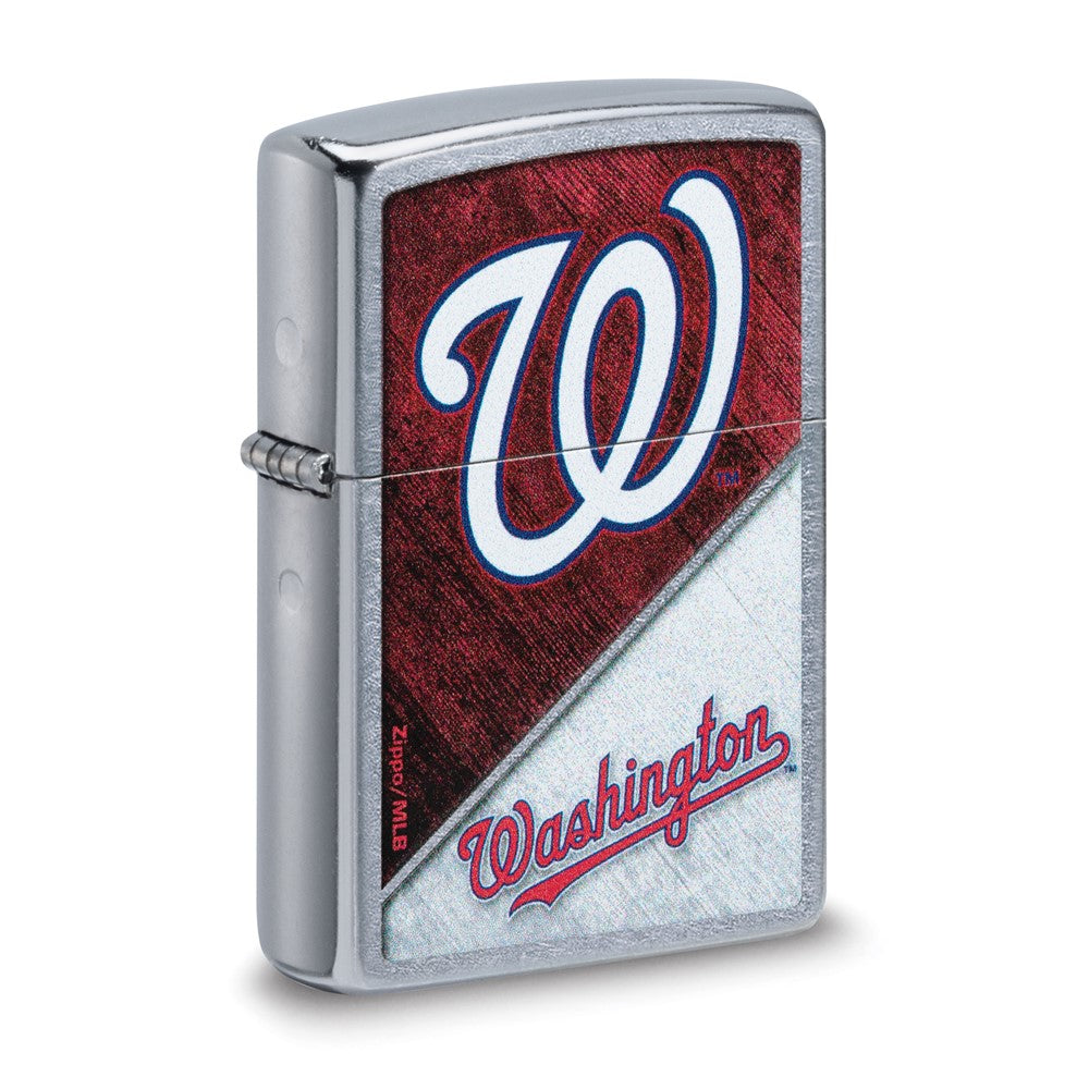Zippo Street Chrome Washington Nationals Color Image MLB Lighter