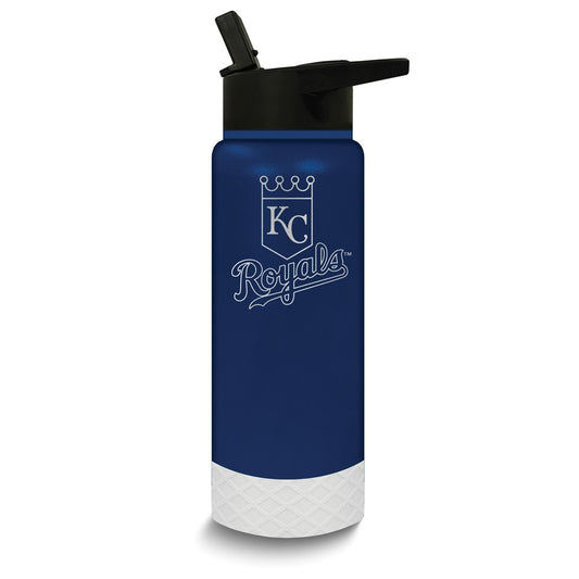 MLB Kansas City Royals Stainless Steel Silicone Grip 24 oz. Water Bottle