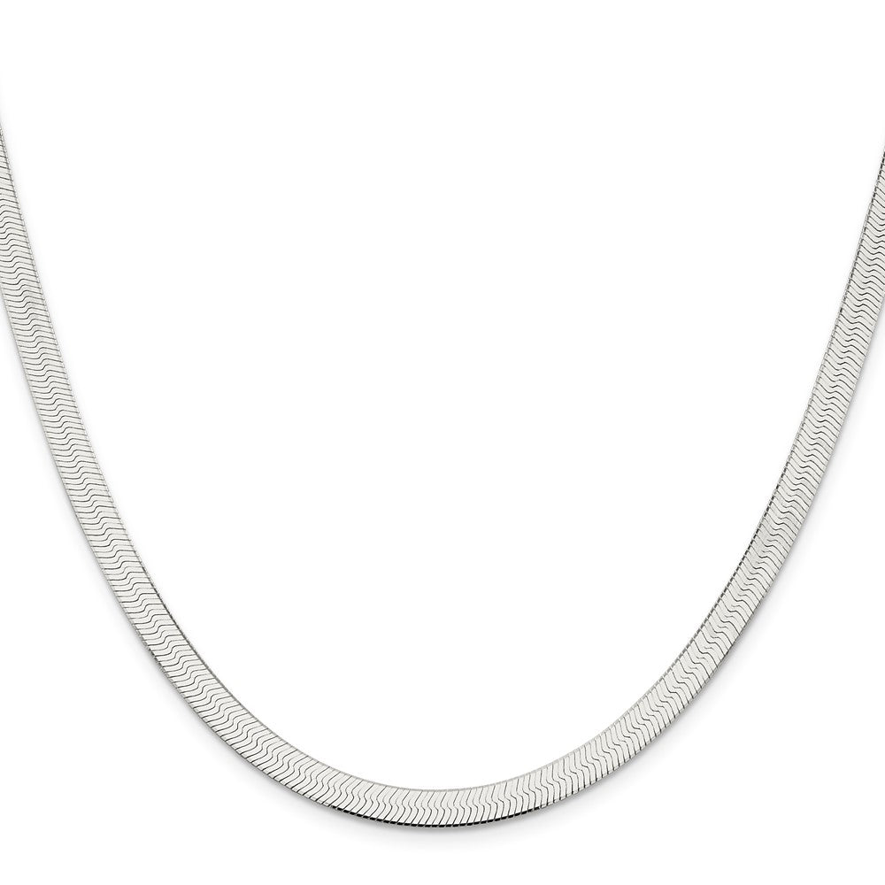 Sterling Silver 5.25mm Magic Herringbone Chain 18 Inches