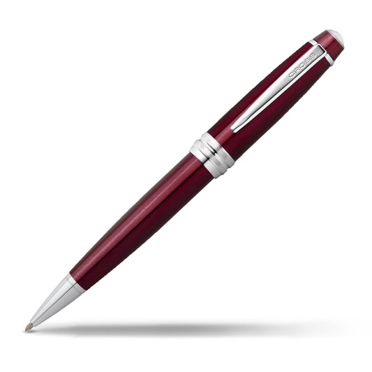 Cross Bailey Refillable Ballpoint Pen, Medium Ballpen, Includes Premium Gift Box - Red Lacquer
