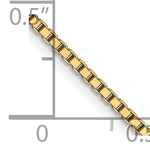 14K 1.2mm Box Chain