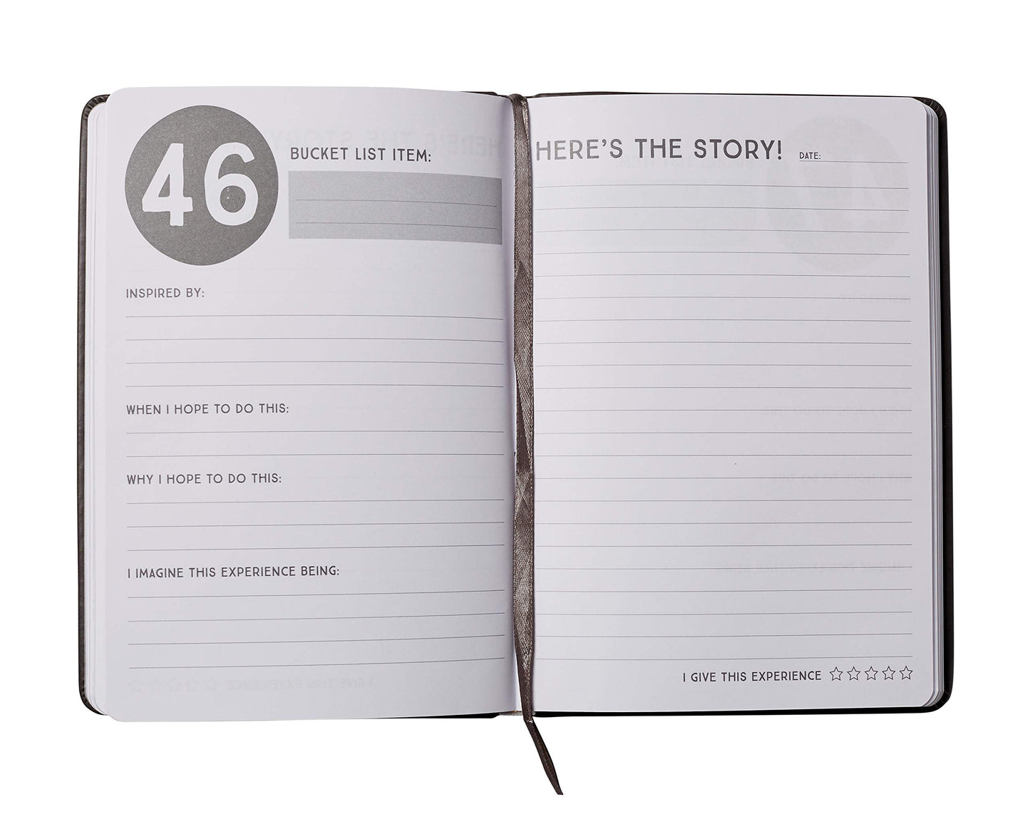 Eccolo My Bucket List Guided Journal